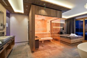 prive sauna in hotel woscherhof
