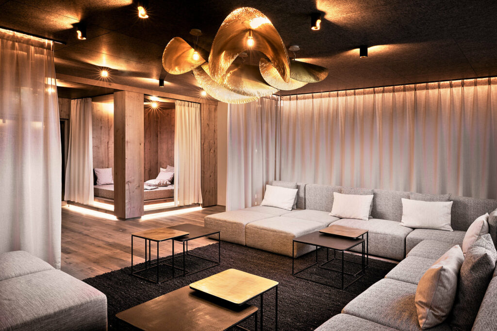 Ruheraum in het wellnessgedeelte van Soulsisters Hotel